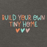 Build Your Own Tiny Home Tiny Home Buyer Cotton Canvas Backpack