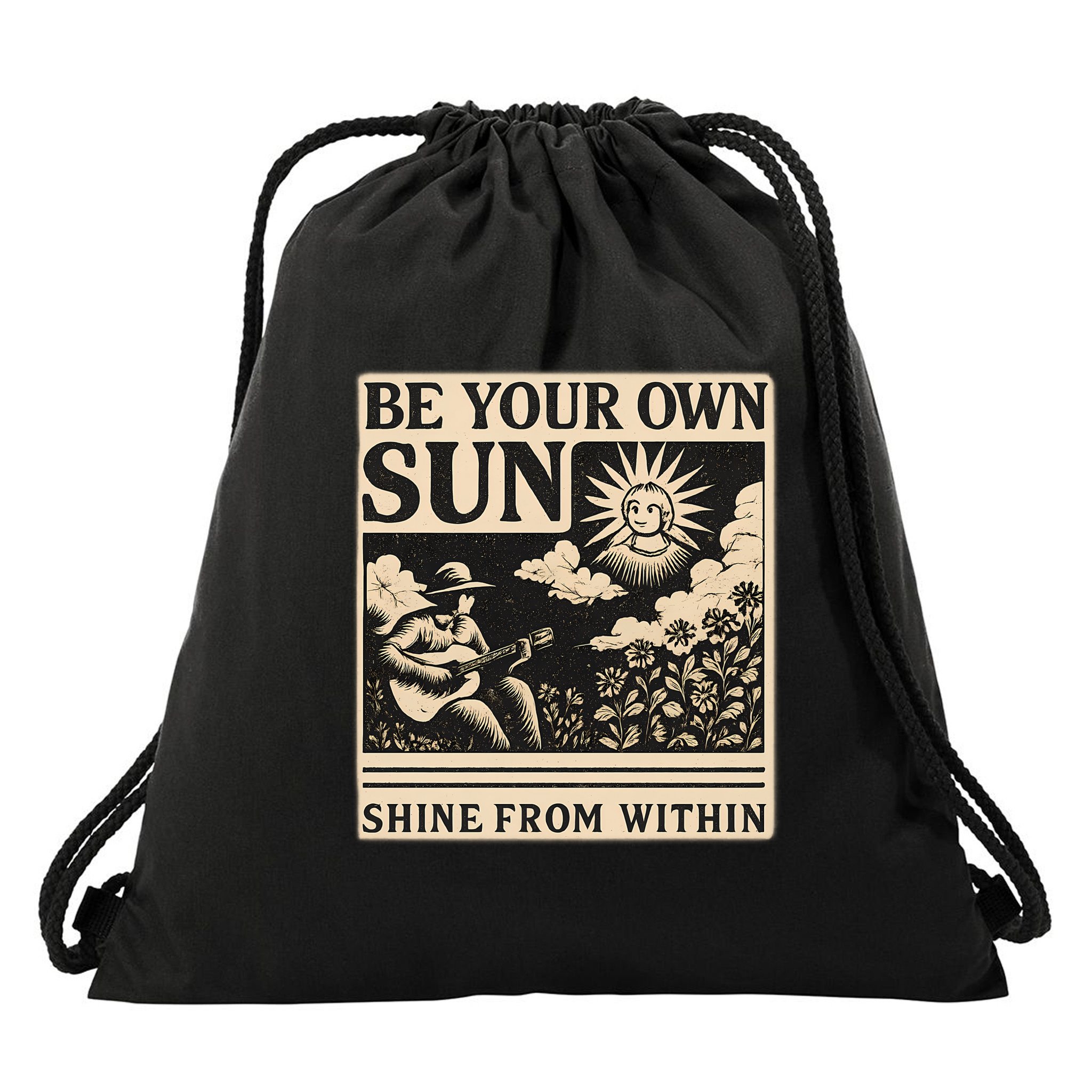 Be Your Own Sun Drawstring Bag