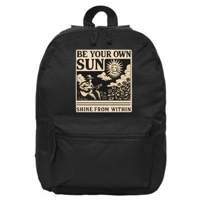 Be Your Own Sun 16 in Basic Backpack