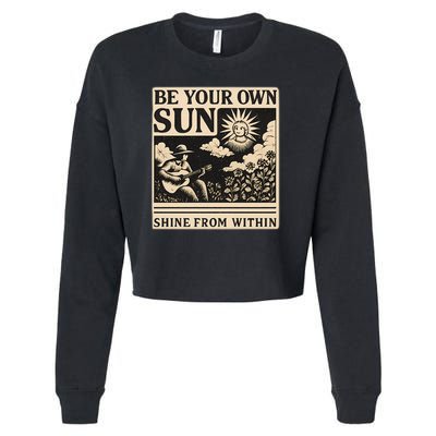 Be Your Own Sun Cropped Pullover Crew
