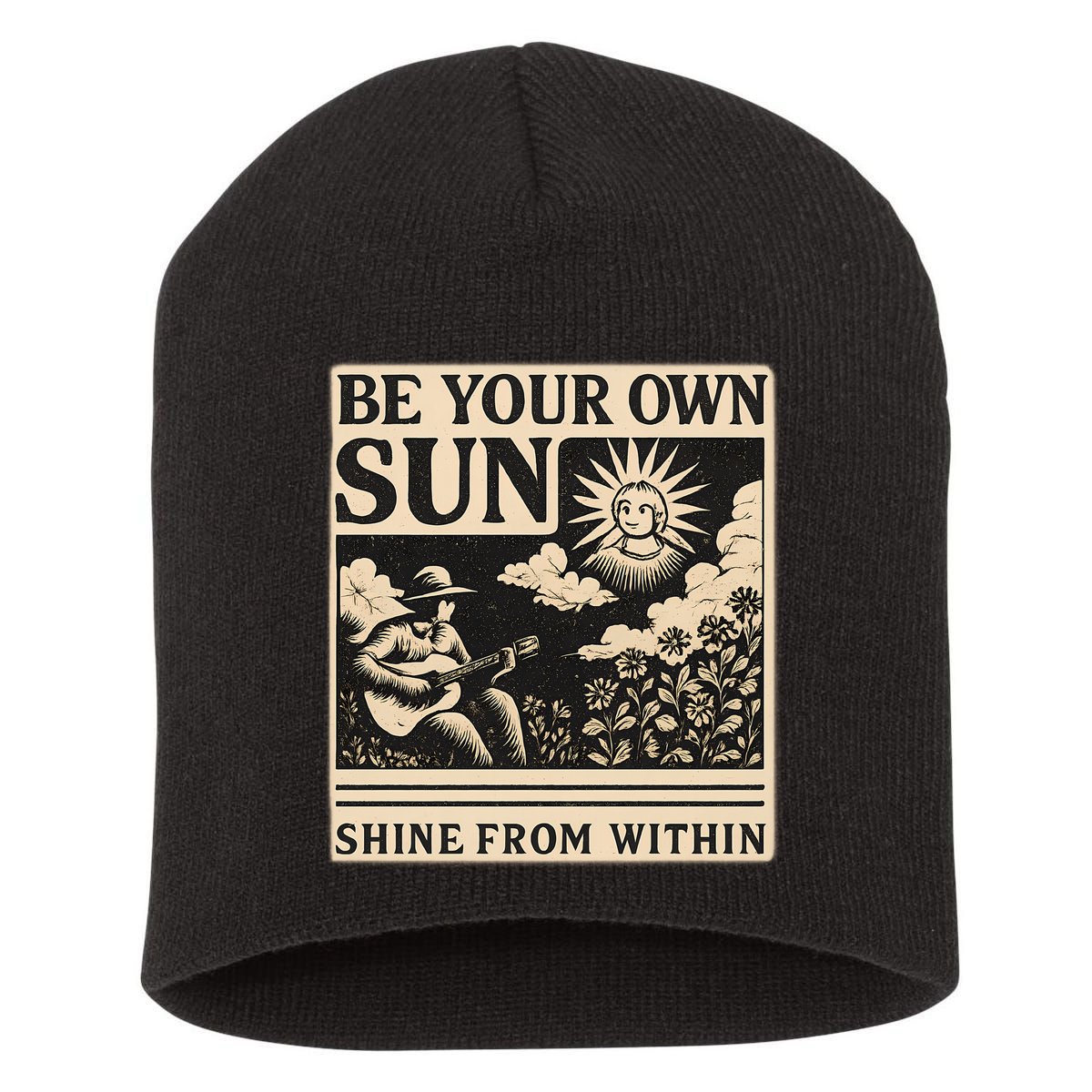 Be Your Own Sun Short Acrylic Beanie