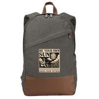 Be Your Own Sun Cotton Canvas Backpack