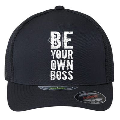 Be Your Own Boss Flexfit Unipanel Trucker Cap