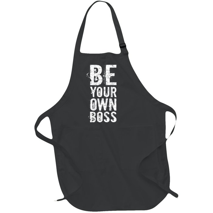 Be Your Own Boss Full-Length Apron With Pockets