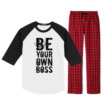 Be Your Own Boss Raglan Sleeve Pajama Set