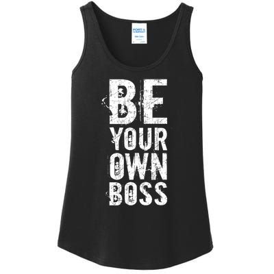 Be Your Own Boss Ladies Essential Tank