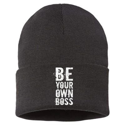 Be Your Own Boss Sustainable Knit Beanie