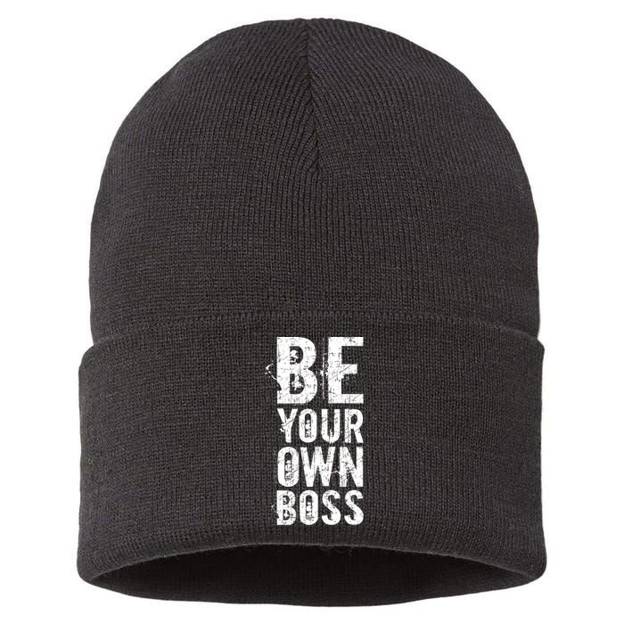 Be Your Own Boss Sustainable Knit Beanie