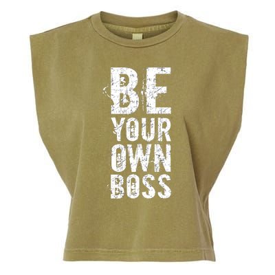 Be Your Own Boss Garment-Dyed Women's Muscle Tee