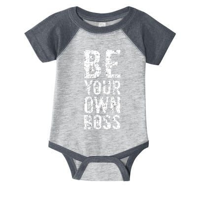 Be Your Own Boss Infant Baby Jersey Bodysuit