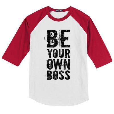 Be Your Own Boss Kids Colorblock Raglan Jersey