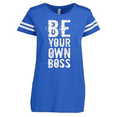 Be Your Own Boss Enza Ladies Jersey Football T-Shirt