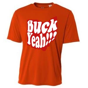 Buck Yeah Ohio State Buckeyes Cooling Performance Crew T-Shirt