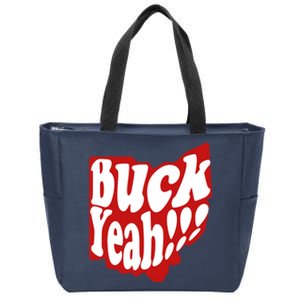 Buck Yeah Ohio State Buckeyes Zip Tote Bag