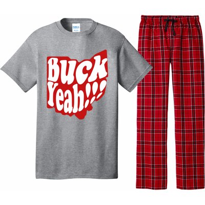 Buck Yeah Ohio State Buckeyes Pajama Set