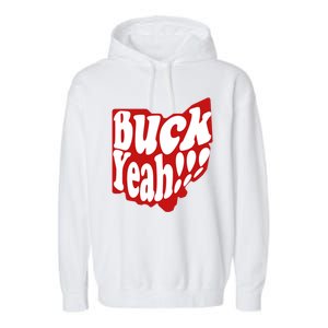 Buck Yeah Ohio State Buckeyes Garment-Dyed Fleece Hoodie