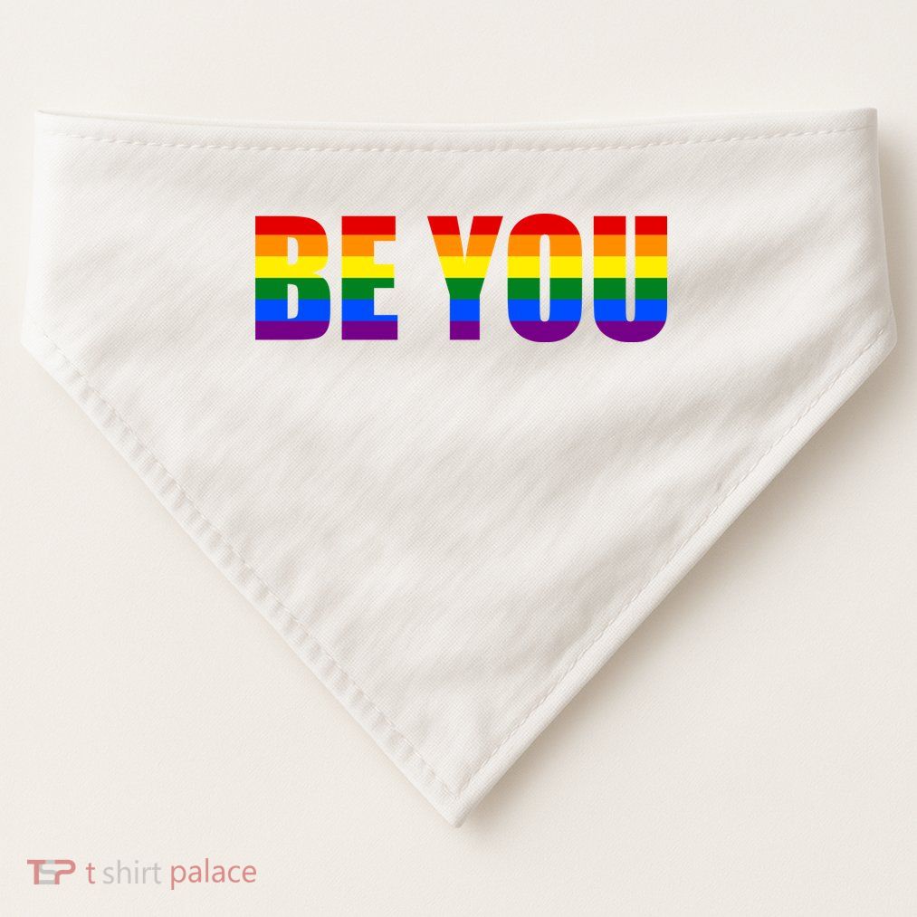 Be You Pride Month Celebration USA-Made Doggie Bandana