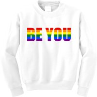 Be You Pride Month Celebration Kids Sweatshirt