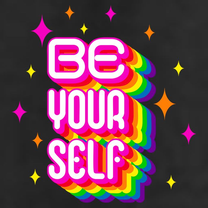 Be Yourself Pride Month Celebration 7 Panel Mesh Trucker Snapback Hat