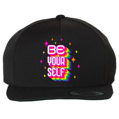 Be Yourself Pride Month Celebration Wool Snapback Cap