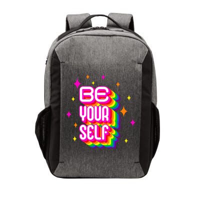 Be Yourself Pride Month Celebration Vector Backpack
