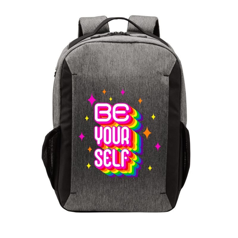 Be Yourself Pride Month Celebration Vector Backpack