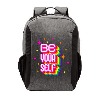 Be Yourself Pride Month Celebration Vector Backpack