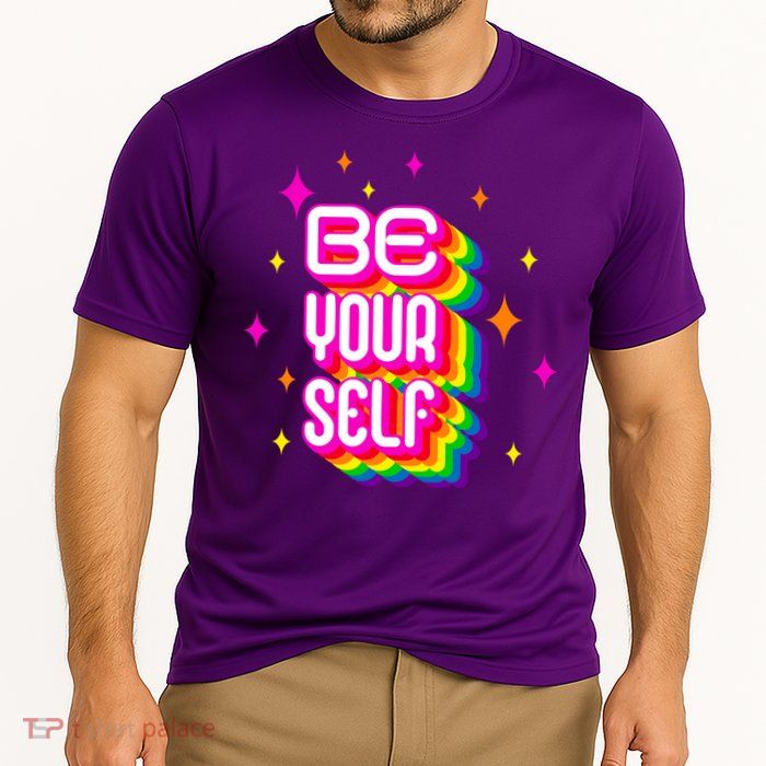 Be Yourself Pride Month Celebration Performance Shirt