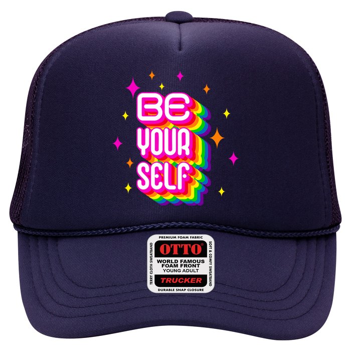 Be Yourself Pride Month Celebration Trucker Hat