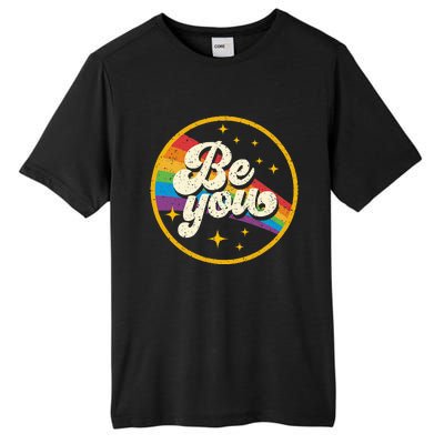 Be You Pride Lgbtq Gay Lgbt Ally Rainbow Flag Tall Fusion ChromaSoft Performance T-Shirt