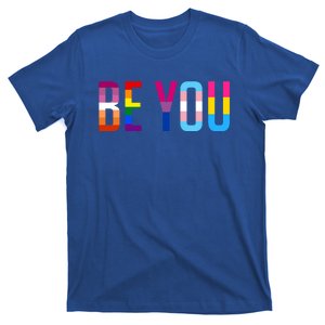 Be You Pride Lgbtq Gay Lgbt Ally Rainbow Flag Cute Gift T-Shirt