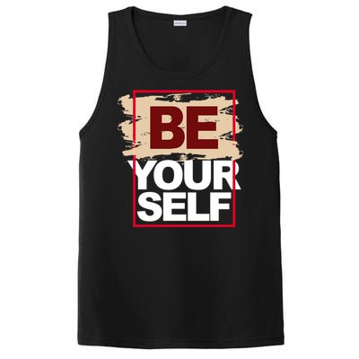 Be Yourself Positive Quote PosiCharge Competitor Tank