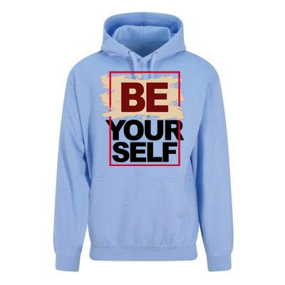 Be Yourself Positive Quote Unisex Surf Hoodie