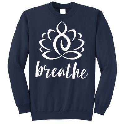 Breathe Yoga Relaxation Lotus Flower Inspiration Sweatshirt