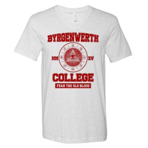 Byrgenwerth College Fear The Old Blood V-Neck T-Shirt