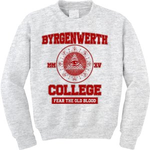 Byrgenwerth College Fear The Old Blood Kids Sweatshirt