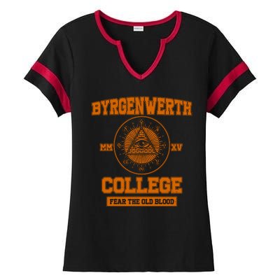 Byrgenwerth College Fear The Old Blood Ladies Halftime Notch Neck Tee