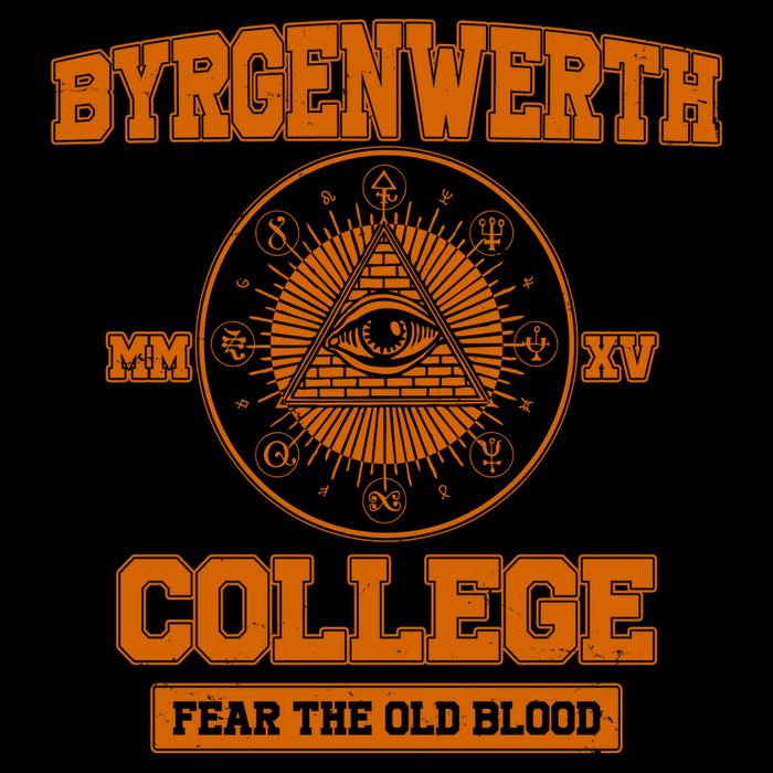Byrgenwerth College Fear The Old Blood Tie-Dye T-Shirt