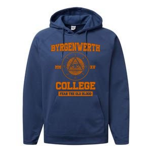 Byrgenwerth College Fear The Old Blood Performance Fleece Hoodie