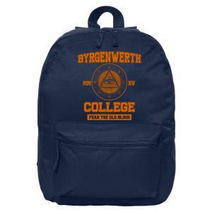 Byrgenwerth College Fear The Old Blood 16 in Basic Backpack