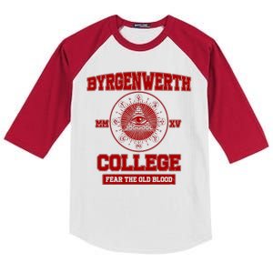 Byrgenwerth College Fear The Old Blood Kids Colorblock Raglan Jersey