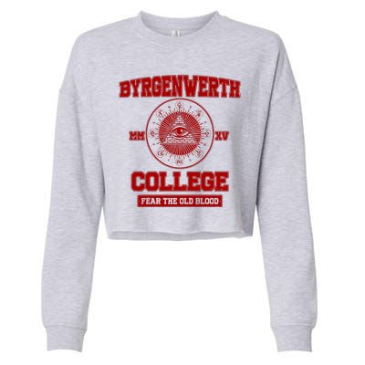 Byrgenwerth College Fear The Old Blood Cropped Pullover Crew