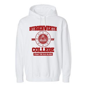 Byrgenwerth College Fear The Old Blood Garment-Dyed Fleece Hoodie