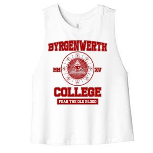 Byrgenwerth College Fear The Old Blood Women's Racerback Cropped Tank