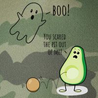 Boo You Scared The Pit Out Of Me Funny Ghost Avocado Gift Legacy Tie Dye Trucker Hat