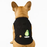 Boo You Scared The Pit Out Of Me Funny Ghost Avocado Gift Doggie Tank