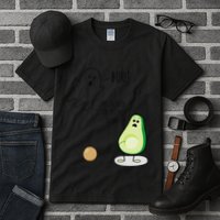 Boo You Scared The Pit Out Of Me Funny Ghost Avocado Gift Tall T-Shirt