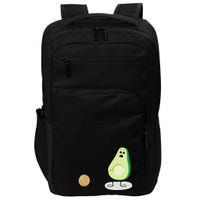Boo You Scared The Pit Out Of Me Funny Ghost Avocado Gift Impact Tech Backpack