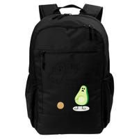 Boo You Scared The Pit Out Of Me Funny Ghost Avocado Gift Backpack