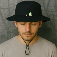 Boo You Scared The Pit Out Of Me Funny Ghost Avocado Gift Bucket Hat